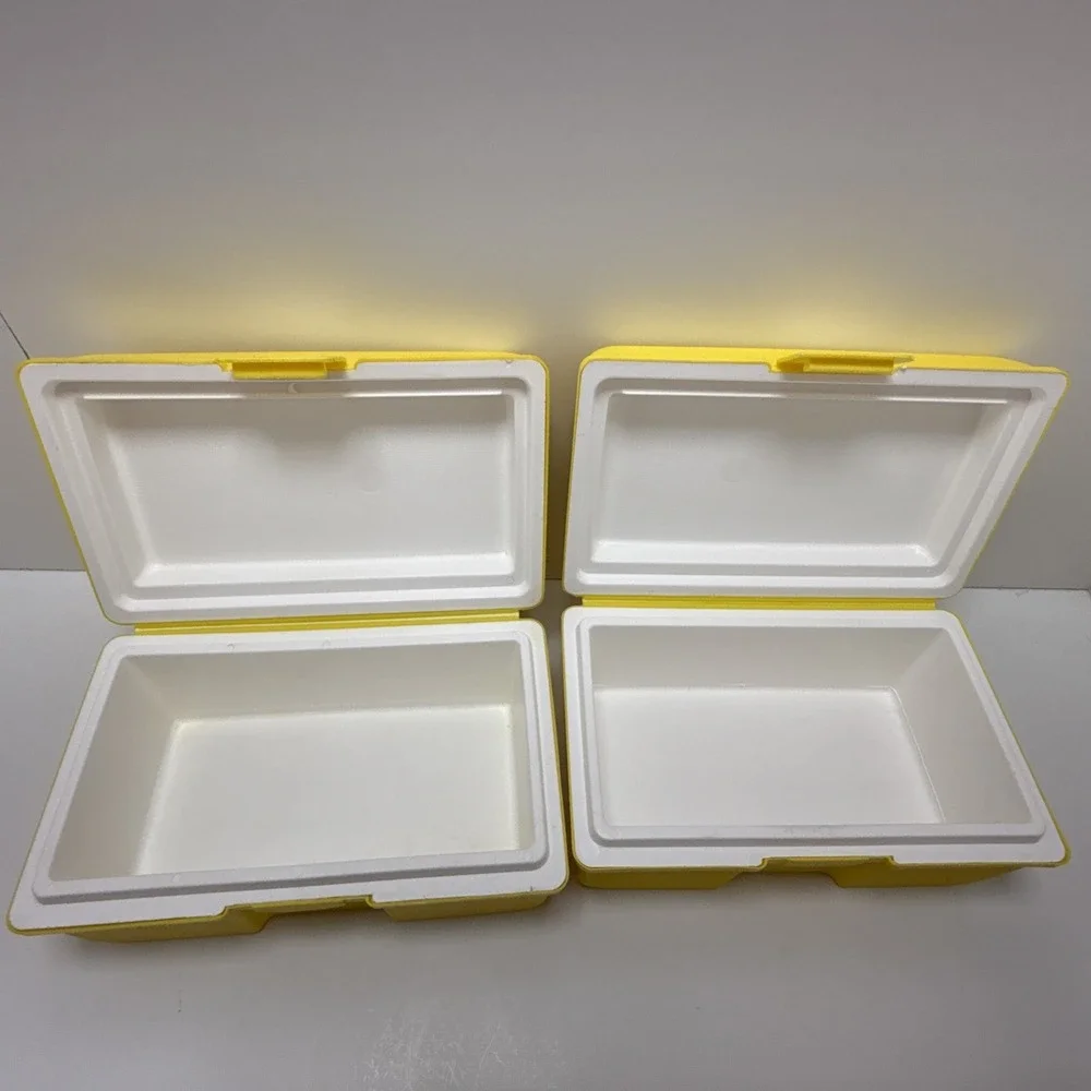 Vintage‎ Clik Cooler Outer Circle Products 1993 Set Yellow NEW Drink Holder